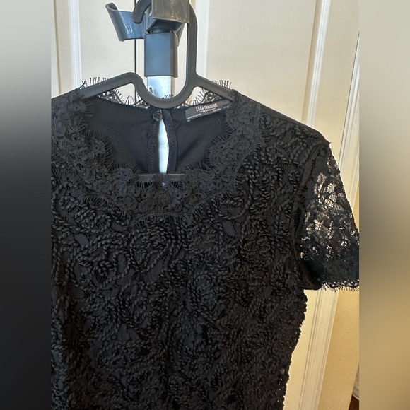 Zara black lace dress - Picture 6 of 8